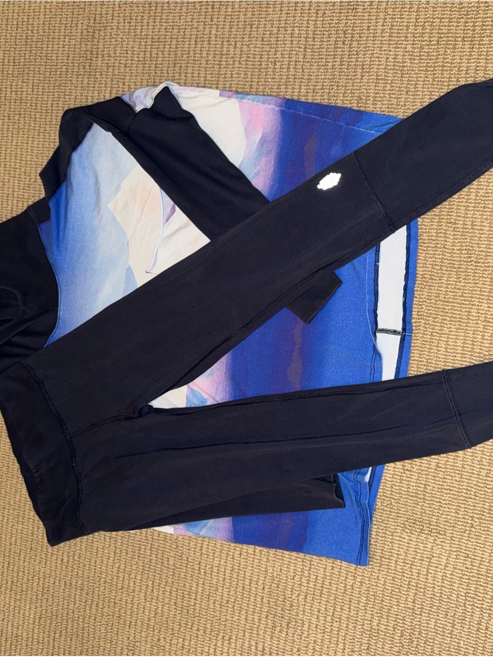 Free People Black High-Waist Stretch Leggings